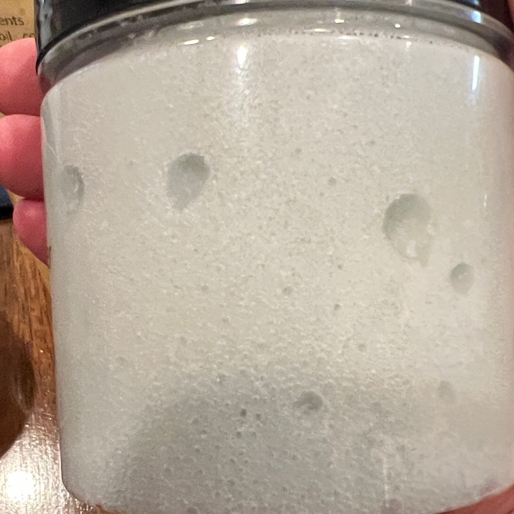 Hand Crafted Baby Powder Sugar Scrub - Blue - Picture 4 of 4